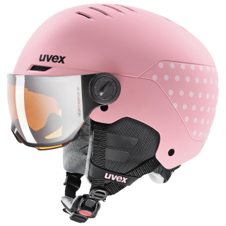 Kask narciarski dziecięcy UVEX Rocket jr. Visor